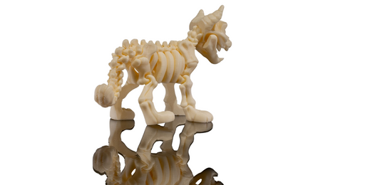 Skeleton Pets Sammlung - Charmante 3D-gedruckte Skelett-Figuren von Hunden, Katzen und anderen Haustieren mit skurrilem Knochenhumor