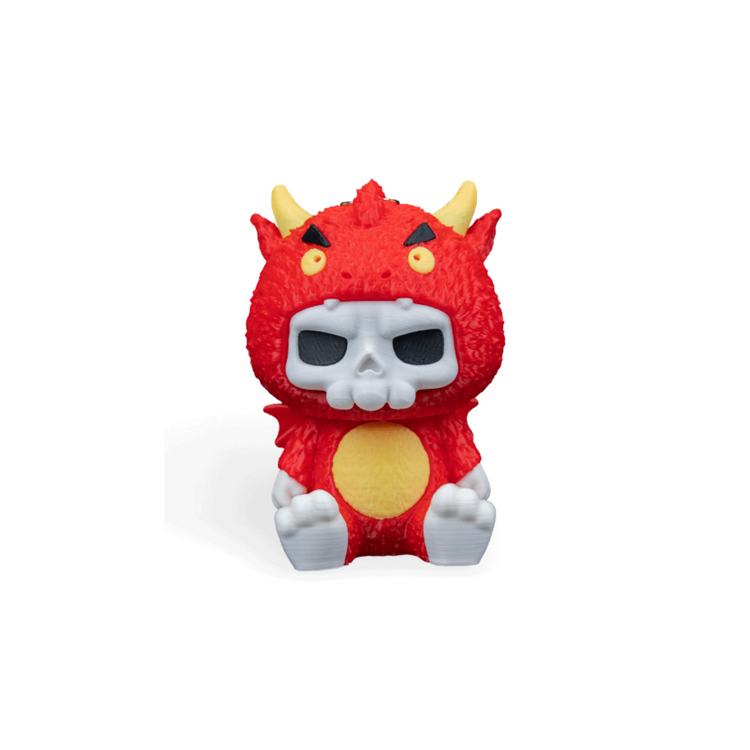 "Skubbies Sammelfiguren Kollektion - Niedliche 3D-gedruckte Charaktere mit einzigartigen Persönlichkeiten von Gecko3D, darunter Chompy mit Haifischgrinsen, süße Poppy, rebellische Trixi, Einhorn Unna und entspannte Katze Whispurr"