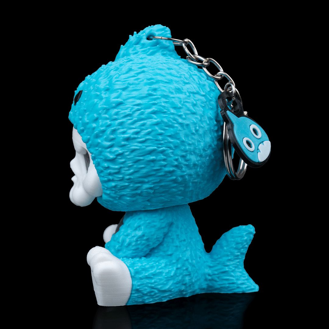 Chompy Skubbie Dino-Figur mit Haifischgrinsen - Freche Sammelfigur - Gecko3D