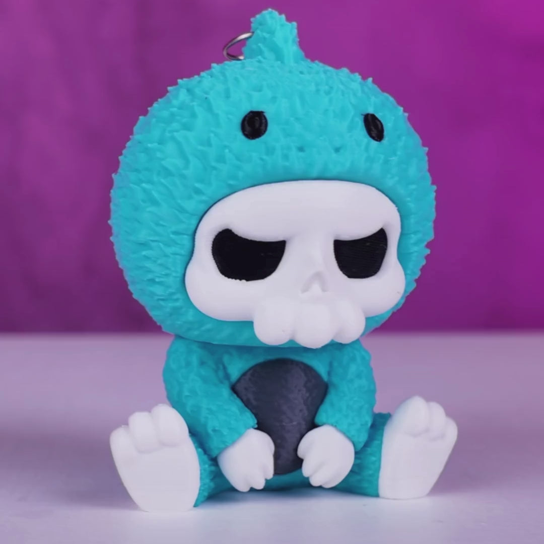 Chompy Skubbie Dino-Figur mit Haifischgrinsen - 360° Ansicht der frechen Sammelfigur - Gecko3D